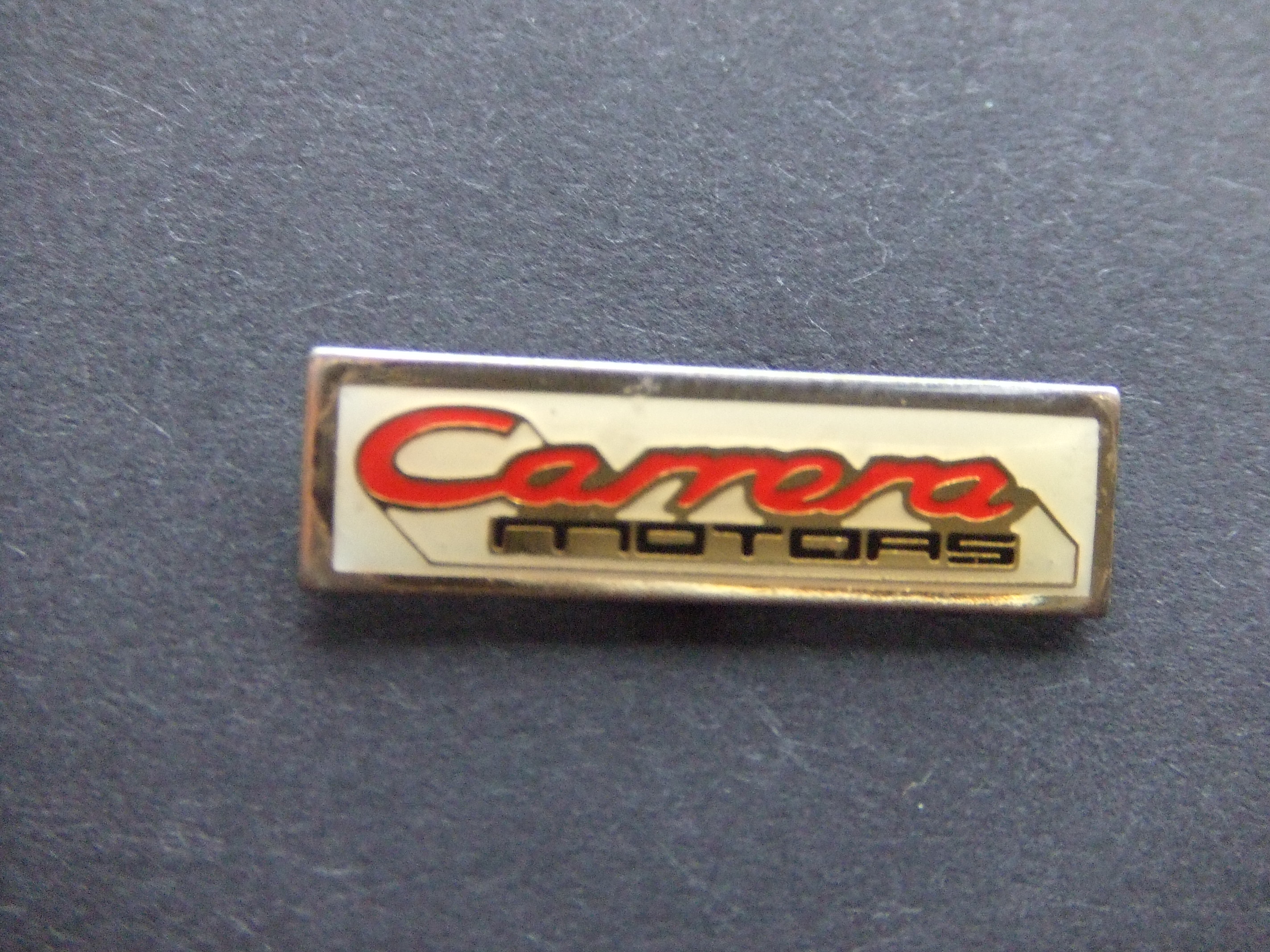 Carrera motors Porsche logo